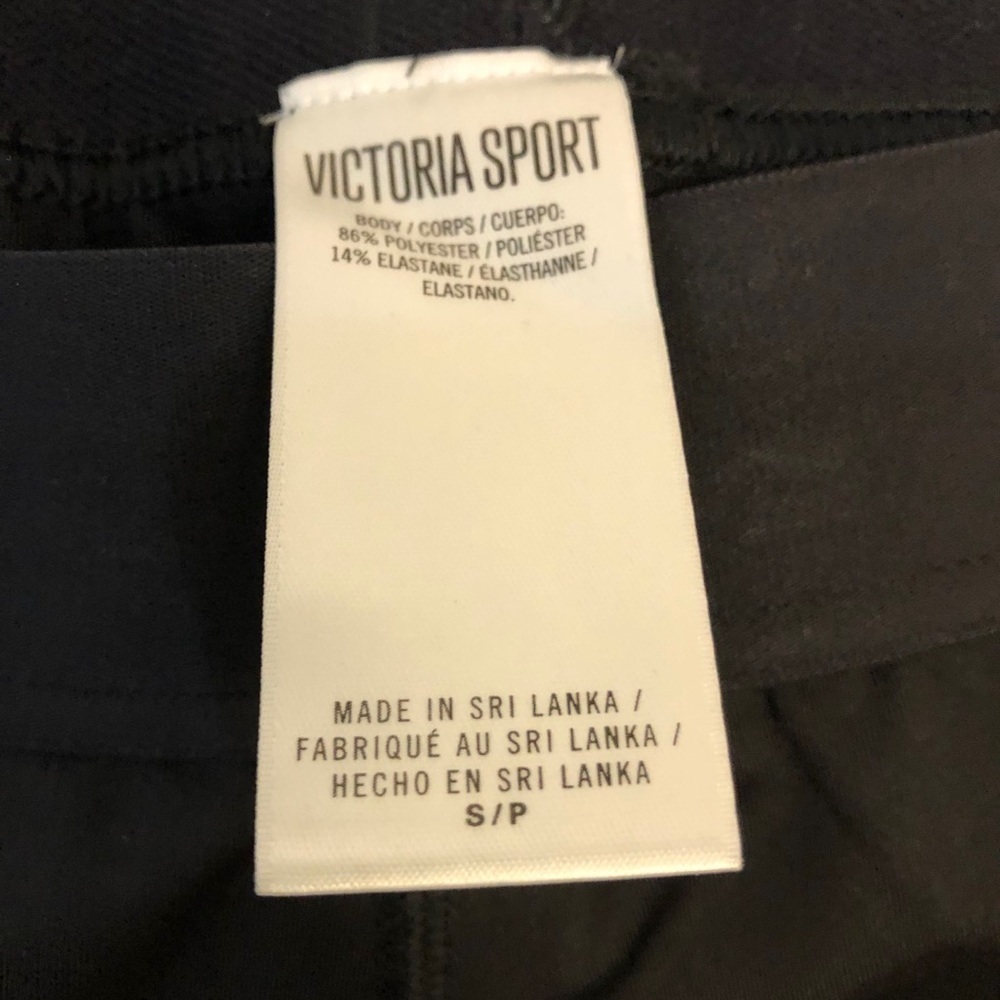 Victoria's Secret Sport Black & Red Biker Shorts - Picture 4 of 4